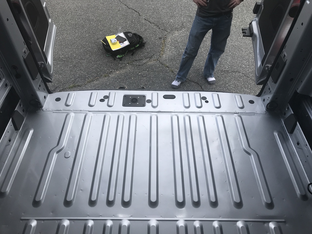 floor spot welds