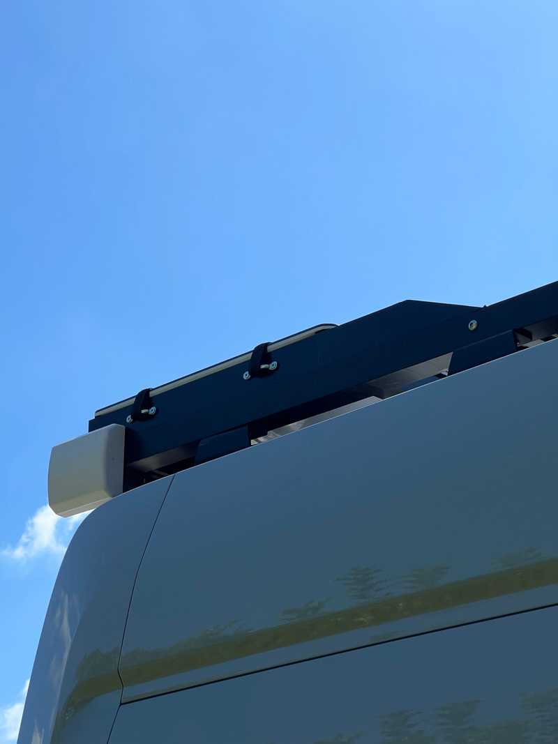 dish mounted and installed